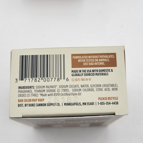 Lot of 3 Duke Cannon Sawtooth Half Ration Brick of Soap 4.5oz - Picture 5 of 5